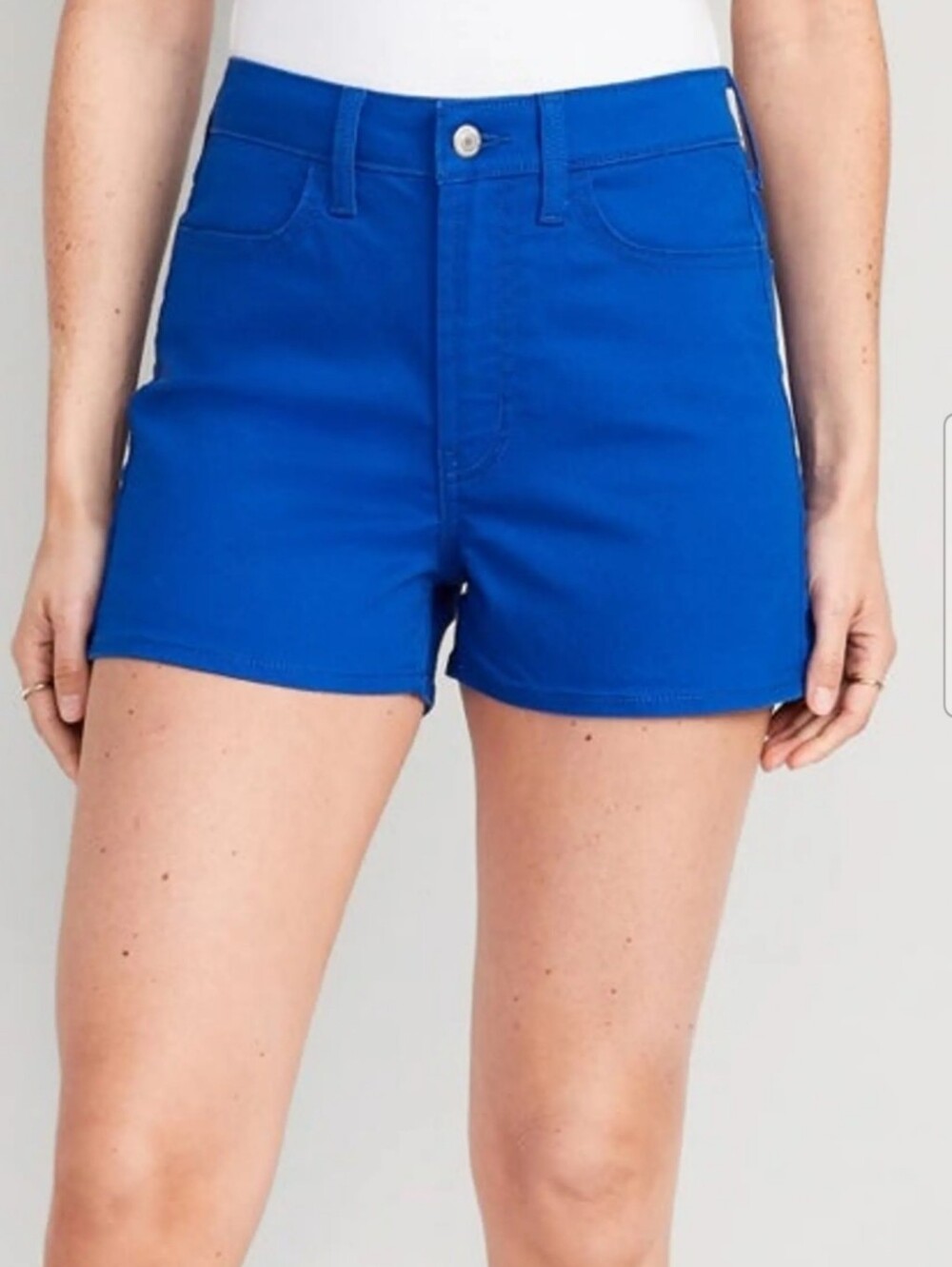 Old Navy Bright Royal Blue Wow High Rise Denim Shorts